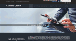 Desktop Screenshot of chamberscolombo.com